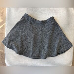 Abercrombie & Fitch Black and Gray Knit mini skirt